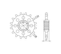 Pignone Supersprox Honda 525 x 15 Moto Motore Ricambi Ciclomotore e Accessori