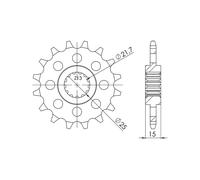 SGR PIGNONE S AC P525-D15 TRIUMPH BABY SPEED 600 01/02
