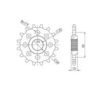 SGR PIGNONE S AC P520-D16 APRILIA PEGASO/CUBE/IE 650 92/97