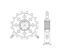 SGR PIGNONE S AC P525-D16 KTM SUPER DUKE R 990 05/06