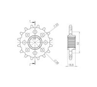 SGR PIGNONE S+2 AC P525-D20 BMW F R 800 15/19