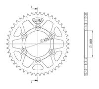 Sgr - Sprockets - Corona In Alluminio P520 - Z37 (dis. 51602)
