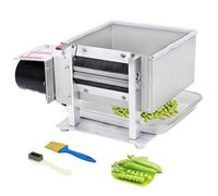 Sgranatrice per piselli commerciale, macchina completamente automatica per sgranare fagioli con una capacità di 25 kg/h, sgusciatrice per piselli in acciaio inox, sgranatrice elettrica