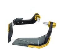 SGRYGSAEA Paramani per Moto per H&Onda TRANSALP 600 650 700 XLV Transalp Moto Paramani Manopole Maniglia Scudo Parabrezza(Gold with Logo)