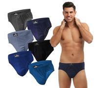 SGS Mutande Uomo - Slip Uomo Cotone Traspirante Confezione da 6 o 12 Pezzi, Taglie S-6XL, Ideale per Uso Quotidiano e Sport