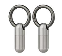 SGSCFG 2 Pezzi di Mini Medicina in Metallo Impermeabile, Bottiglia Medica Sigillata Portatile, Bottiglia di Conservazione Medica Multifunzionale, Adatto per Viaggi, Viaggi, Viaggio d'Affari.