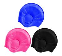 SGSCFG 3 Pezzi Protecisionisti Dell'Orecchio in Silicone, Elastico Tappo da Nuoto Impermeabile, Tappo da Nuoto Semplice E Versatile, Accessori per Il Nuoto.