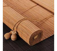 SGSKEIEY Tende a Rullo in bambù Naturale,Tende a Pacchetto,Tenda a Rullo in bambù per Esterni,Tende a Lamella Naturale tessute a Mano, per Balcone Portico Patio Home (90 * 160cm/36 * 63in)