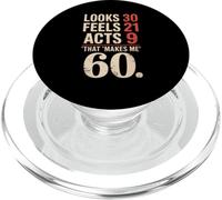 Sguardi divertenti 30 Si sente 21 Atti 9 Dicendo sessanta umorismo nonno PopSockets PopGrip per MagSafe