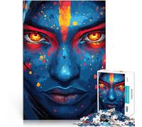 Sguardo ardente Puzzle da 1000 pezzi per adolescenti Giocattoli che creano dipendenza e sfidano l'intelligenza del cervello Regalo per i compleanni 38x26cm