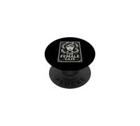 Sguardo femminile sarcastico dicendo con corona di serpente PopSockets PopGrip Adesivo
