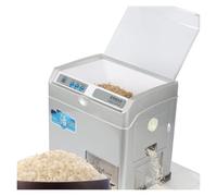 Sgusciatore elettrico per riso e cereali di grano, scafo automatico ad alta velocità con separatore di crusca di riso per uso domestico, produce riso marrone chiaro, germe e lucido