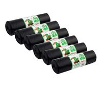 SGWEB Professional 60 Sacchi Spazzatura Neri Grandi 90x120 cm per Raccolta Differenziata, Sacchetti di Plastica Resistenti per Bidone Immondizia da Interno ed Esterno