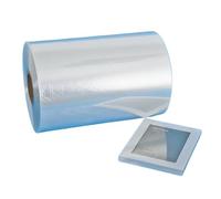 SGWEB Professional Bobina Film Poliolefina Termoretraibile Monopiegata Liscia, Pellicola Trasparente per Alimenti e Dolci, Spessore 15 micron, Lunghezza 1335 Metri, Fascia 350 mm
