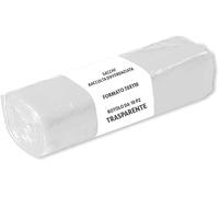 SGWEB Professional Kimicart Sacchi Spazzatura Trasparenti 70x110 cm 110 Litri Conf. 250 Pezzi Grado Industriale Alta Resistenza per Raccolta Differenziata e Rifiuti Ingombranti