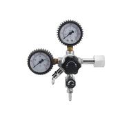 SGYEPOCFQ co2 Regulator, Regolatore di CO2 a Doppio manometro for impieghi gravosi, for la spillatura di Birra Fatta in casa, for la valvola di Sicurezza for la Pressione di Sicurezza(W21.8 Inlet)