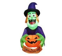 SGYEPOCFQ Halloween Decor, Decorazioni gonfiabili di Halloween for Esterni, Modello di Strega Che esce dalla Finestra e Si arrampica for la Decorazione(UK)