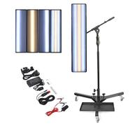 SgyGlyn Luce di rilevamento ammaccature a LED, con Supporto Regolabile, Luce Riflettente PDR con Ventose per Riparazione ammaccature Auto Senza verniciatura e rimozione grandine