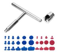SGZIOO 31 Pezzi Tirabolli per Carrozzeria, Kit Riparazione Ammaccature Auto, Tira Bolli da Carrozzeria, Kit Tirabolli Auto, Levabolli Carrozzeria con Barra a T, Linguette per Rimuovere Ammaccature