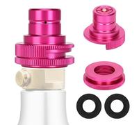 SGZIOO Adattatore Rapido CO2 per Soda Compatibile con Gasatore D'acqua Frizzante Duo/Art/Terra, 2 Anelli in Gomma, Adattatore Rapido per Cilindro CO2 Soda con Filettatura Trapezoidale TR21-4