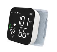 SGZIOO Misuratore Pressione da Polso, Misura Pressione da Polso, Misuratore di Pressione da Polso con Grande Display LCD Portatile, Funzione di Avviso Aritmie Cardiache, Bracciale Regolabile