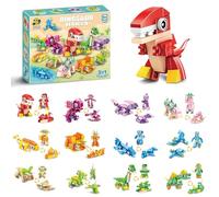 SGZIOO Regalini per il compleanno dei bambini, 12 pezzi, mini mattoncini da costruzione, giocattolo da costruzione 3 in 1, per ragazzi e ragazze, 4 - 12 anni, Pasqua, Natale, Halloween