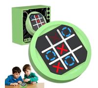 SGZIOO Tic Tac Toe Elettronico, 4 in 1 Gioco Elettronico Tic Tac Toe, Portatile Tris elettronico per Viaggi, Educatief Fidget Speelgoed Regalo per Bambini e Adulti, Verde