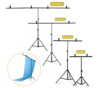 SH Photography1.5*2/2*2M T-Shape Fondale Sfondo Supporto Telaio Sistema di Supporto Kit Per Studio Fotografico Video Chroma Chiave Con Festa