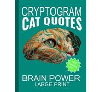 Sh Puzzle Game Press Cryptogram Cat Quotes - Large Print (Tascabile)