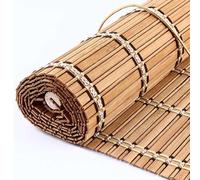 Sh000ad Tende a Rullo in bambù Esterni,Cortina di bambù per Finestre,Tapparella Avvolgibile Tende da Sole,Veneziana per Finestre,Porte e Balconi,Personalizzato,Larghezza x Altezza (50cm x 230cm)