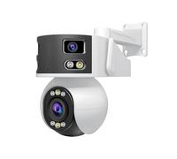 SH055:Telecamera Sicurezza 8MP con AI, Zoom Ottico 5x, Visione Notturna Starlight, Audio,Tripla lente,riconoscimento umanoide,riconoscimento veicoli,riconoscimento facciale,rilevamento fiamme,SriHome