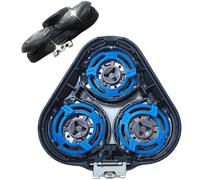 SH50/52 Testine di Ricambio Compatibili con Philips Serie 5000 Per Rasoi Elettrici con Alloggiamento Rotondo - Non per Alloggiamento Pentagonale 5000/6000 Testina Di Rasatura Del Rasoio