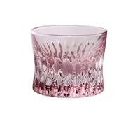 sH7pE5xj8m Bicchieri giornalieri Bicchiere da whisky rosa, bicchieri vecchio stile senza piombo con base pesante incisa Bicchieri d'acqua