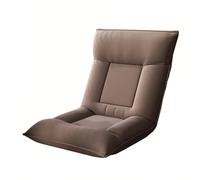 sH7pE5xj8m Poltrona a sacco da esterno Divano Lazy Poltrona reclinabile e cuscino schienale pieghevole for balcone(Grijs)