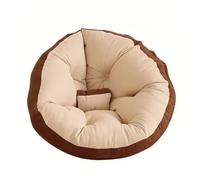 sH7pE5xj8m Poltrona a sacco da esterno Divano pigro reclinabile e poltrona lounge Tatami con cuscino da pavimento schienale for camera letto(Bruin,Grande)