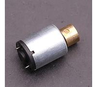 ShaaoTng Motore Vibrante cilindrico in Miniatura da 12 mm con Ruota eccentrica in Ottone - Testa Vibrante da 5x7 mm for progetti Fai da Te, robotica(5pcs)