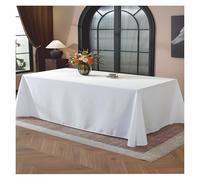 SHAARI Tovaglia Rettangolare Per Conferenze, Tovaglia Per Buffet, Tessuto Resistente Lavabile In Lavatrice, Ideale Per Tavoli Da Buffet, Feste(White,160x600cm)