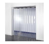 SHAARI Transparent PVC Strip Curtains, Windproof And Dustproof Partition Curtains, Easy to Install Suitable for Shops, Warehouses(195x220cm/76.77x86.61in)