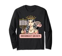 Shabbat Queen ebraico ebraico ebraico Festival della Cultura ebraica Maglia a Manica