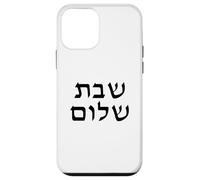 Shabbat Shalom - Sabbath pacifico ebraico minimalista Custodia per iPhone 12 mini