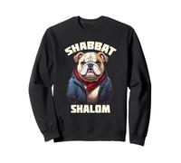 Shabbat Shalom t-Shirt Divertente ebraico Americano Umorismo Felpa