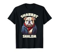 Shabbat Shalom t-shirt divertente ebraico americano umorismo Maglietta