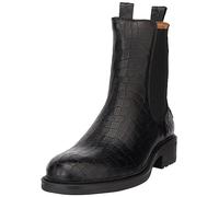 Shabbies Amsterdam Dean Chelsea Boot, Donna, Nero, 39 EU