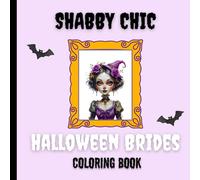 Shabby Chic Halloween Brides Coloring Book