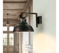 Shabby Chic Wandleuchte IN Rame E27 Lampada da Parete Vintage Tavolo Pranzo Luce