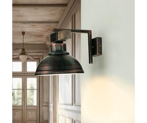 Shabby Chic Wandleuchte IN Rame E27 Lampada da Parete Vintage Tavolo Pranzo Luce