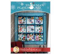 Shabby Fabrics Snowman Playground Pattern