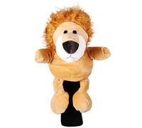 SHABIER Copertura per testa del driver da golf in velluto con animale novelty per testa del club 460cc (Leone)