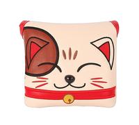 SHABIER Copritesta per mazza da golf, grande, con motivo animale, per mazza da golf e putter (Red Lucky Kitty)