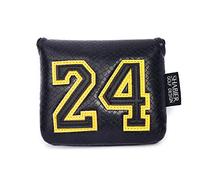 SHABIER Copritesta per mazza da golf grande per putter Taylormade MySpider X, MySpider Tour Putter (design nero, 24 KB)